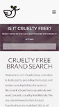 Mobile Screenshot of isitcrueltyfree.com
